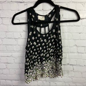 LA Hearts Strappy Floral Tank Top
